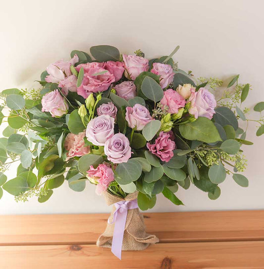 envia flores urgentes rosas lilas